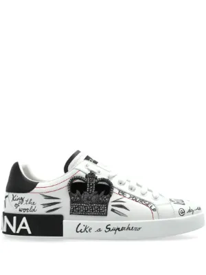 Dolce & Gabbana logo-patch sneakers 