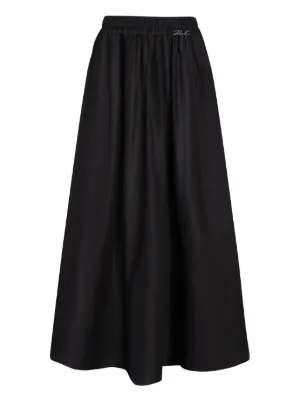 Karl Lagerfeld DNA sheer long beach skirt