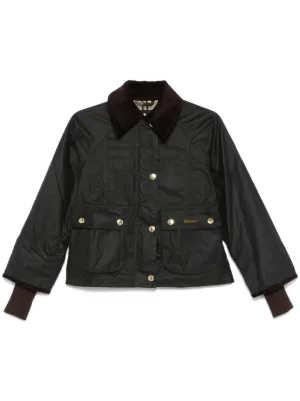 Barbour Beadnell waxed cropped jacket 