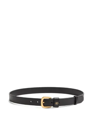 Valentino Garavani logo-plaque belt