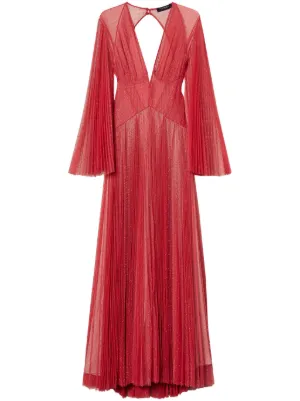 TWINSET pleated tulle dress