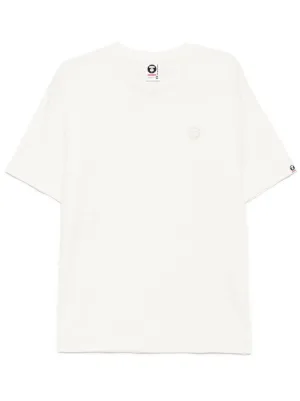 AAPE BY *A BATHING APE&reg; logo-patch T-shirt