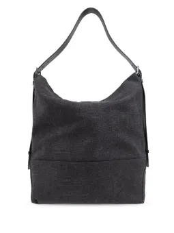 LEMAIRE belted tote bag in cotton canvas