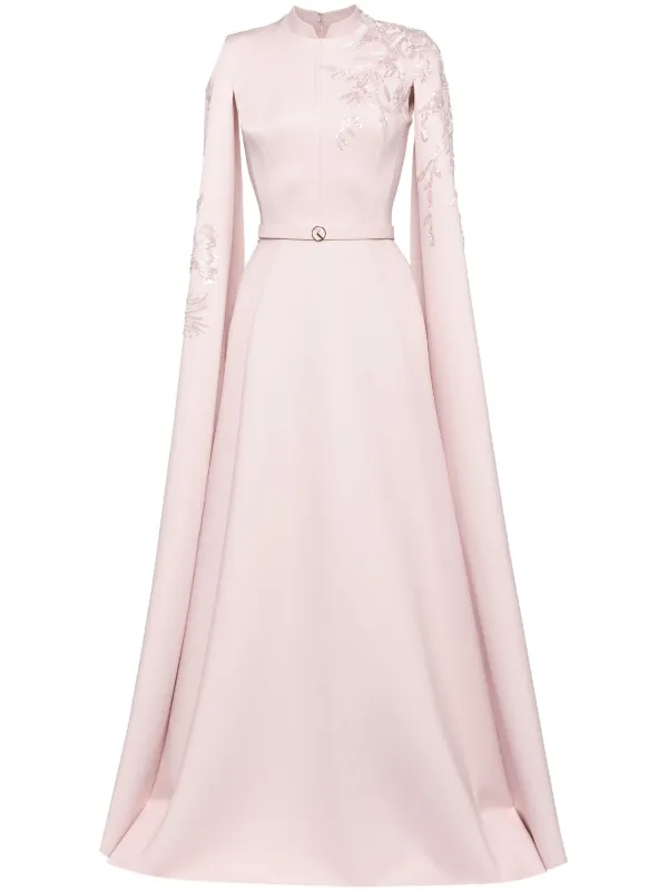 Saiid Kobeisy floral embroidered kaftan