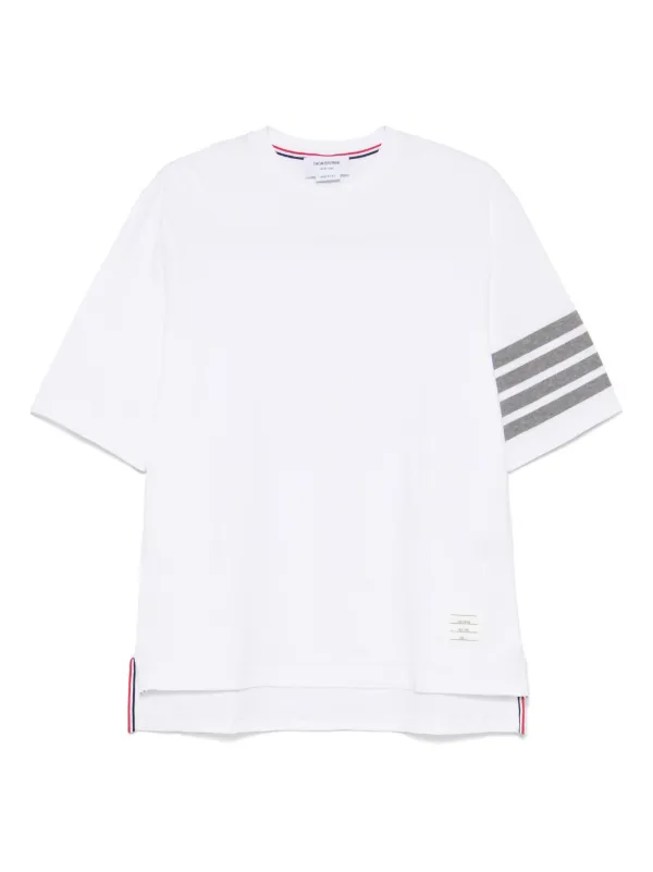 Thom Browne 4-Bar mock-neck T-shirt