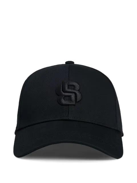 BOSS embroidered cotton cap