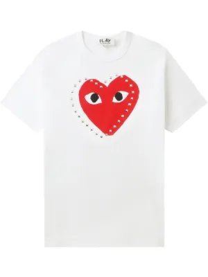 Comme Des Gar&ccedil;ons Play heart-print T-shirt
