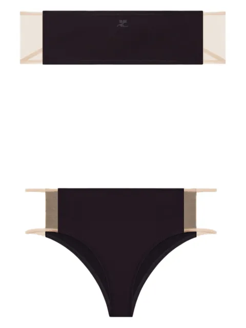 Courrèges Illusion bikini set 