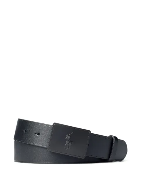 Polo Ralph Lauren Pony-plaque leather belt