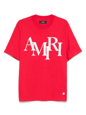 AMIRI Staggered cotton T-shirt 