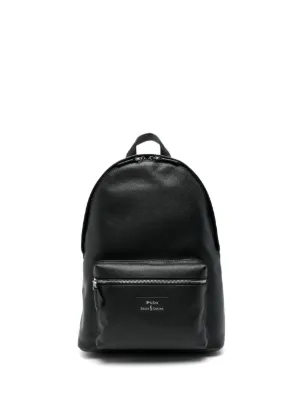 Polo Ralph Lauren pebbled leather backpack