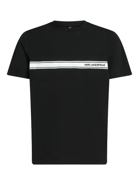 Karl Lagerfeld elongated-logo T-shirt
