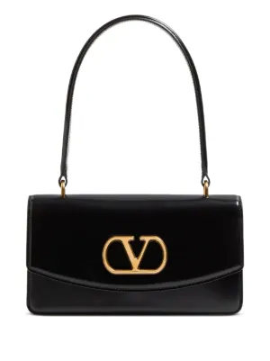 Valentino Garavani Vain bag with handle in shiny calfskin