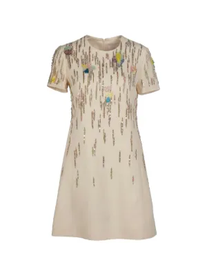 Valentino Garavani sequin-embellished mini dress