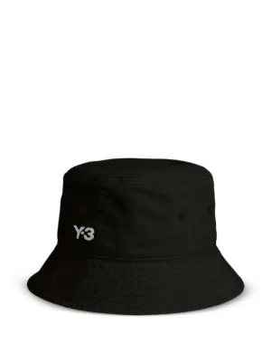 Y-3 logo-embroidered bucket hat