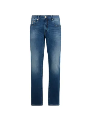 Moorer five-pocket jeans