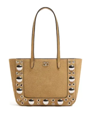 Valentino Garavani Nellc&ocirc;te mini suede shopping bag