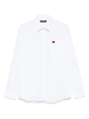 Karl Lagerfeld logo-embroidered shirt 