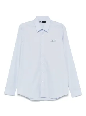 Karl Lagerfeld logo-print shirt