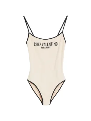 Valentino Garavani lycra piqué swimsuit