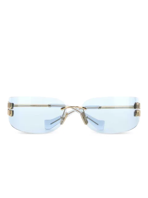 Miu Miu Eyewear logo-appliqu&eacute; sunglasses
