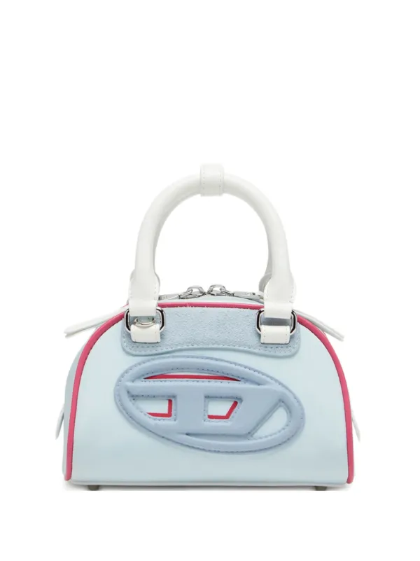 Diesel 1DR Dome-colour-block small bowling bag