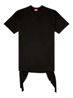 Diesel T-shirt dress with tie front