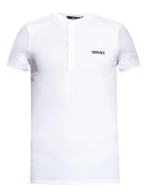 Versace cotton ribbed T-shirt
