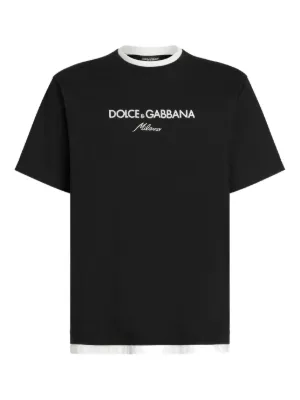 Dolce & Gabbana logo-embroidered T-shirt