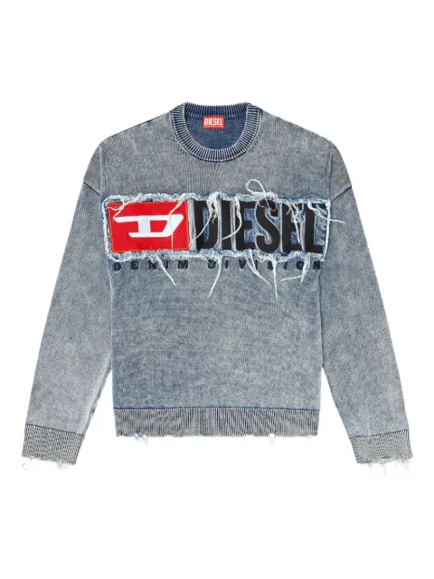 Diesel K-Fronzi logo-patch sweatshirt