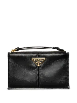 Prada leather cardholder