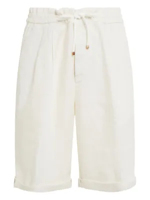 Brunello Cucinelli linen bermuda shorts