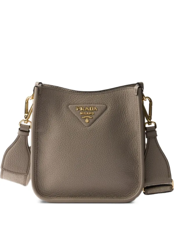 Prada mini leather shoulder bag