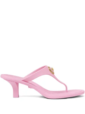 Versace Alia rubber thong sandals 55 mm