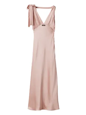 Miu Miu satin maxi dress