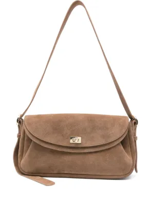 SANDRO suede leather bag
