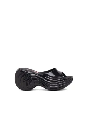 Diesel x Melissa platform wave sandals