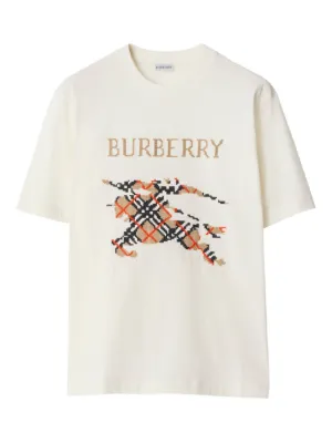 Burberry cross-stitch EKD​ T-shirt