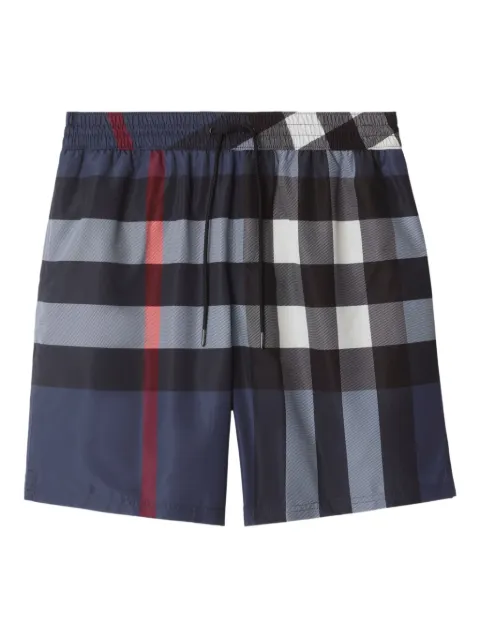 Burberry Check swim shorts