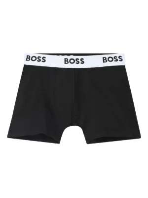 BOSS Kidswear logo-waistband boxers (pack of three)