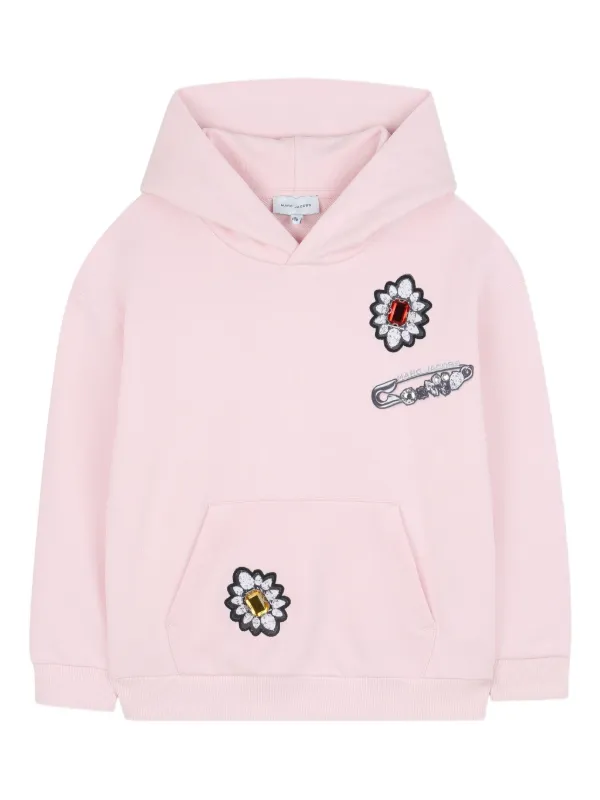 Marc Jacobs Kids graphic-embroidered hoodie