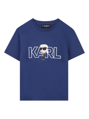 Karl Lagerfeld Kids graphic-logo T-shirt