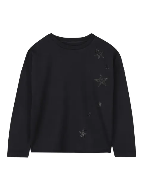 Zadig & Voltaire Kids star-embellished long-sleeve sweatshirt
