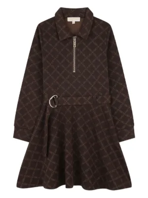 Michael Kors Kids half-zip dress