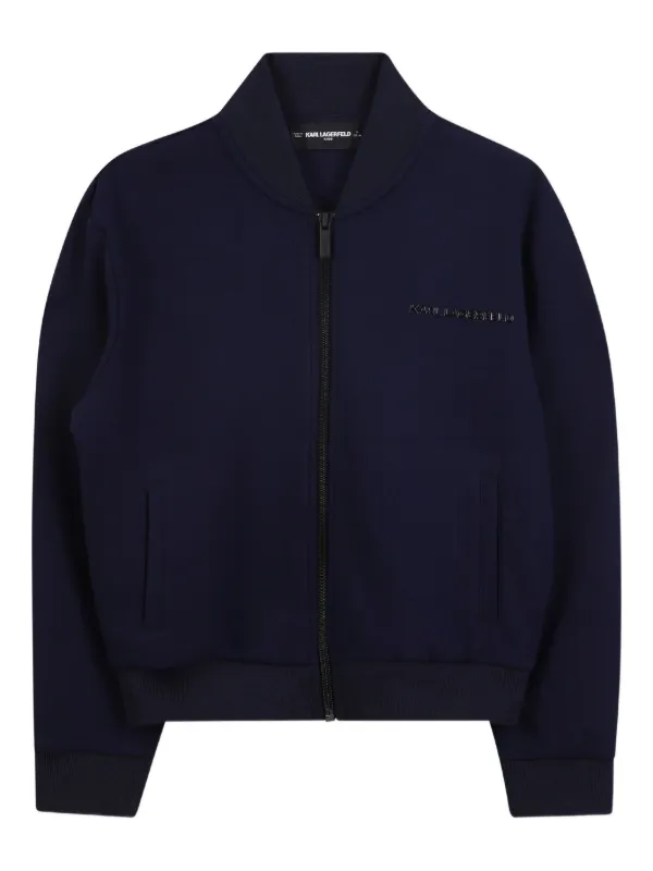 Karl Lagerfeld Kids zip-up sweatshirt