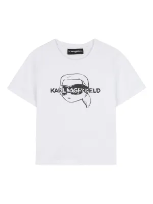 Karl Lagerfeld Kids Ikon-print T-shirt