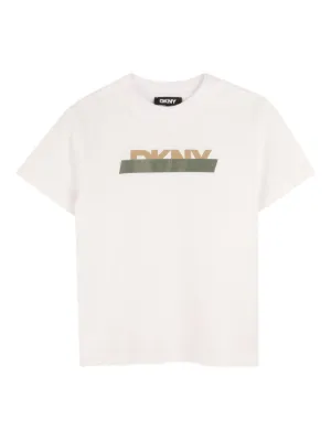 Dkny Kids logo-print T-shirt