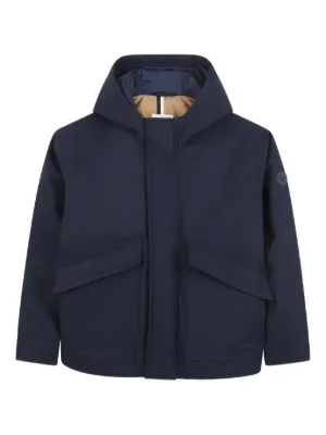 BOSS Kidswear hooded utility jacket