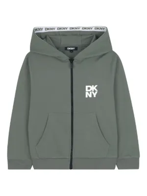 Dkny Kids zip-up hoodie