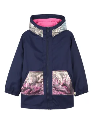 Billieblush sequin-embellished hooded jacket